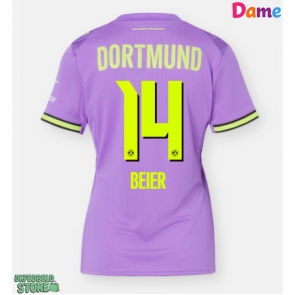 Borussia Dortmund Maximilian Beier #14 Replika Tredjetrøje Dame 2026-27 Kortærmet